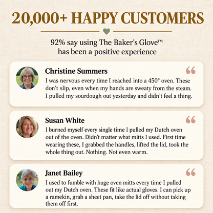 The Baker's Glove™ – Heat-Proof Oven Gloves