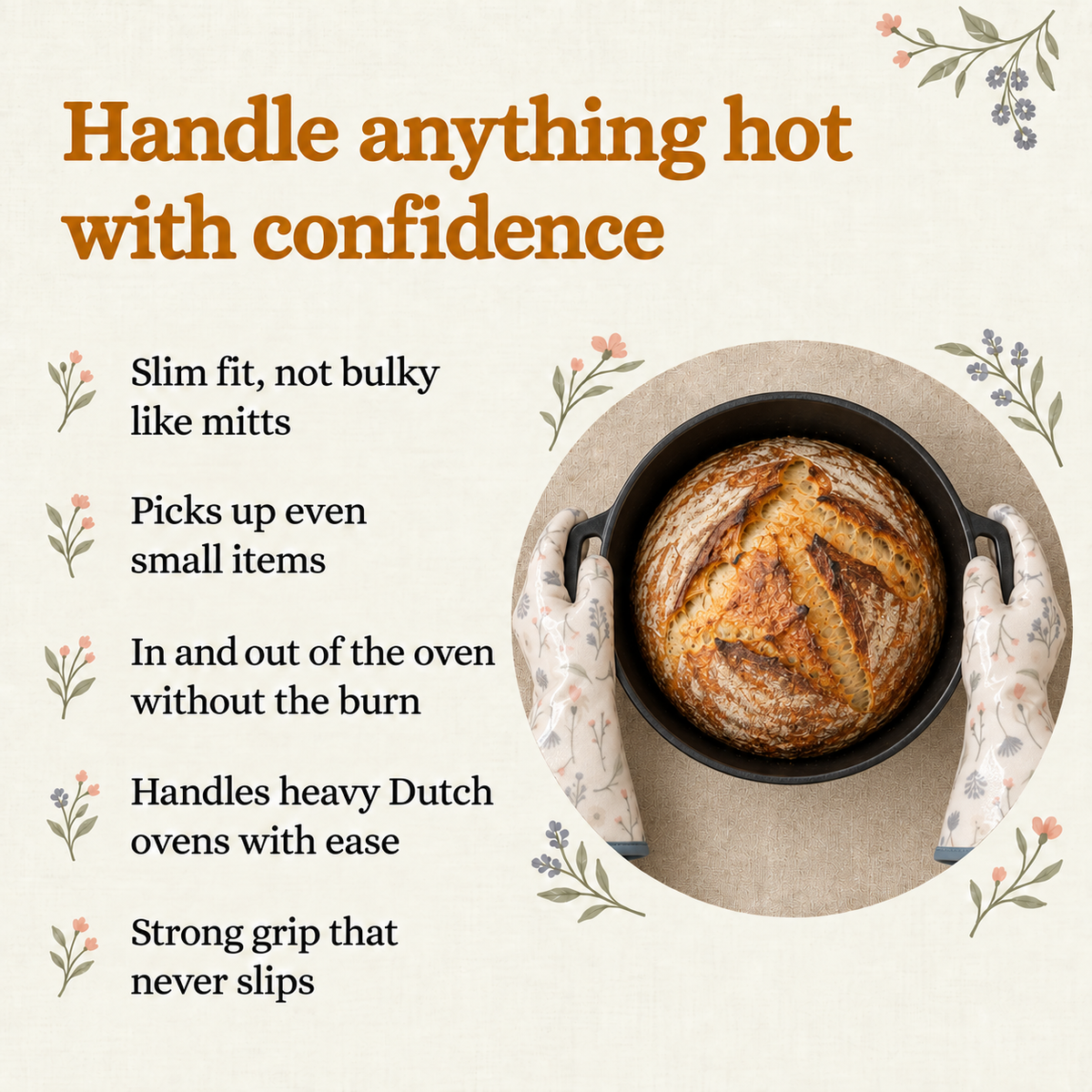 The Baker's Glove™ – Heat-Proof Oven Gloves